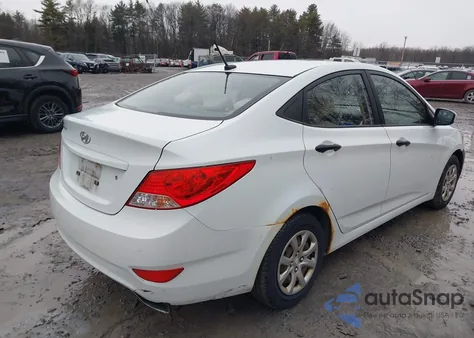 2012 Hyundai Accent Gls from USA, damaged, VIN KMHCT4AE2CU113494